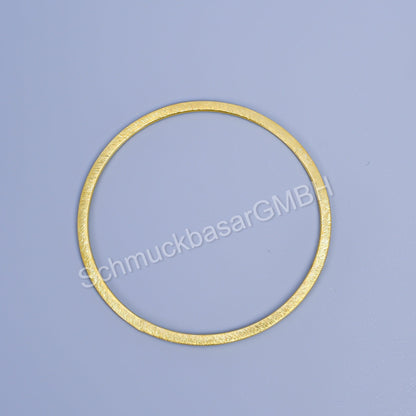 Matte Round Links - Gold