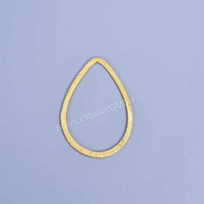 Matte Drop Links - Gold