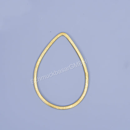 Matte Drop Links - Gold