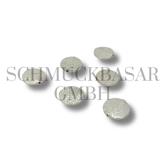 12 MM Round Sand dust Beads - Silver