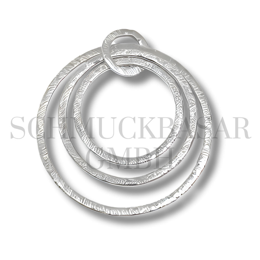 Matte 4 Ring Links - Silver