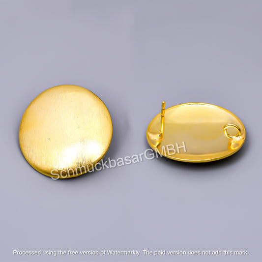 Gold Plated  - Earwires (25 MM)