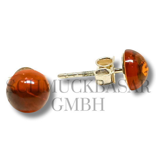 SILVER CARNELIAN STONE EARRINGS