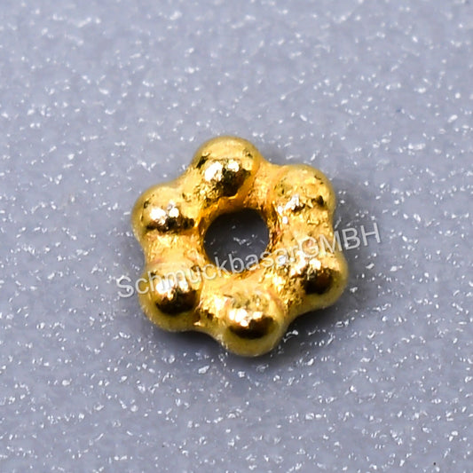 2.5 MM Plain Flower - Gold