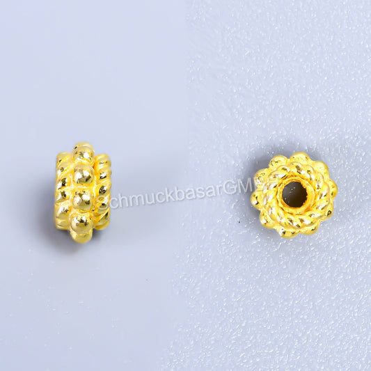 5 MM Beads - Gold