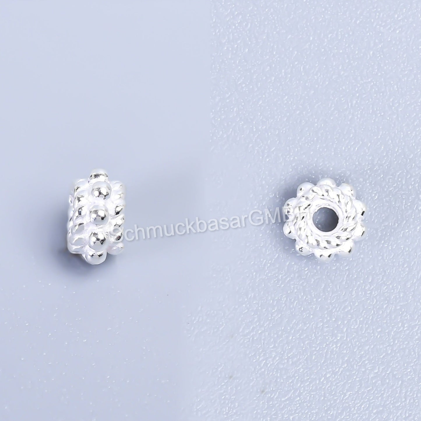 5 MM Beads - Silver