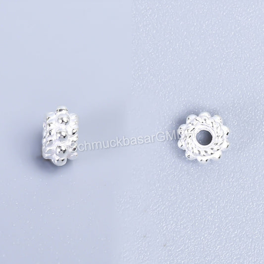 5 MM Beads - Silver