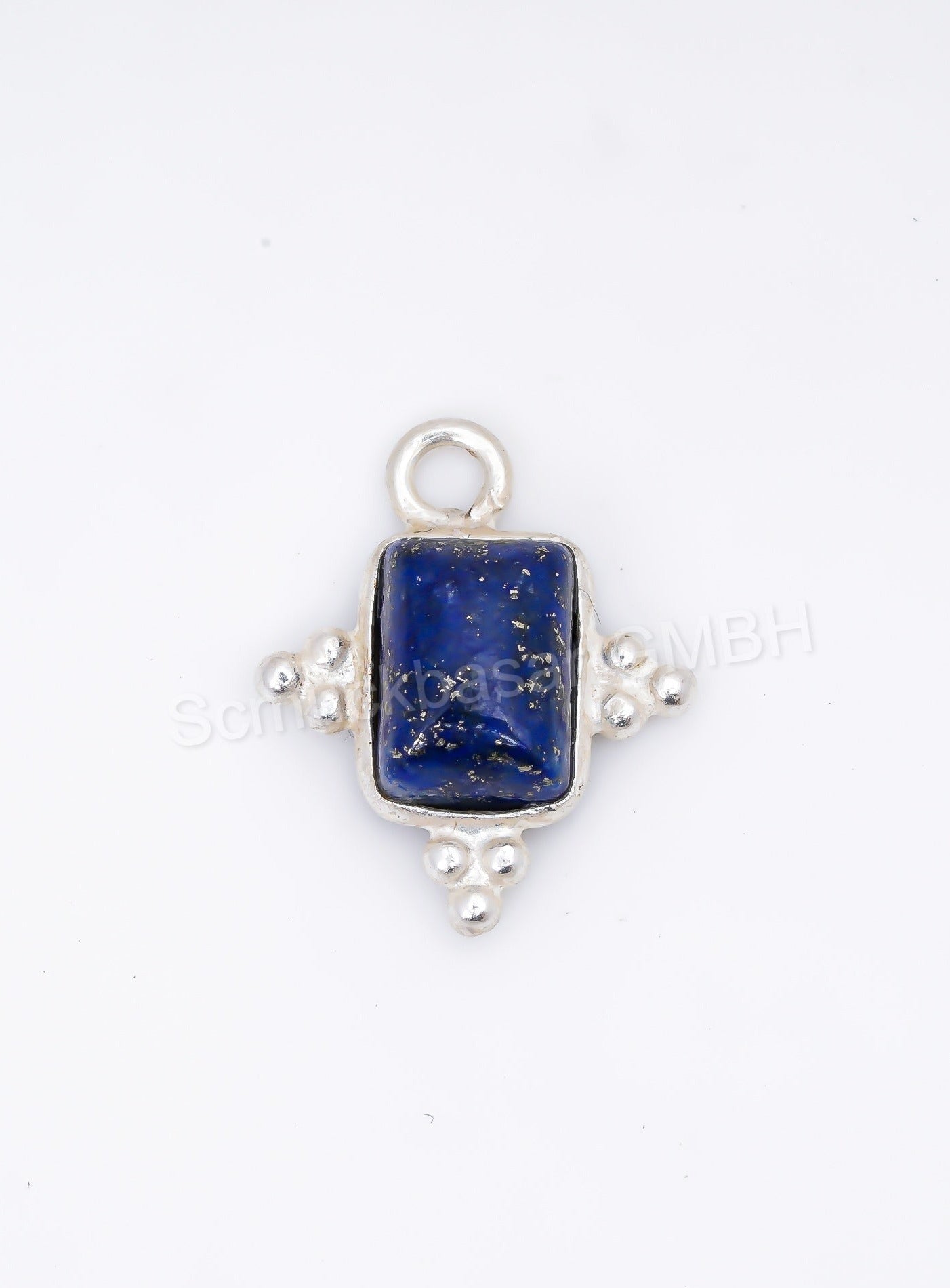 5 x 7 MM LAPIS LAZULI BEZEL CONNECTOR