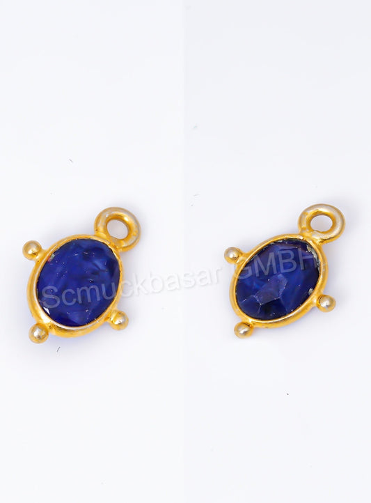 5 x 7 MM SAPPHIRE BEZEL CONNECTOR