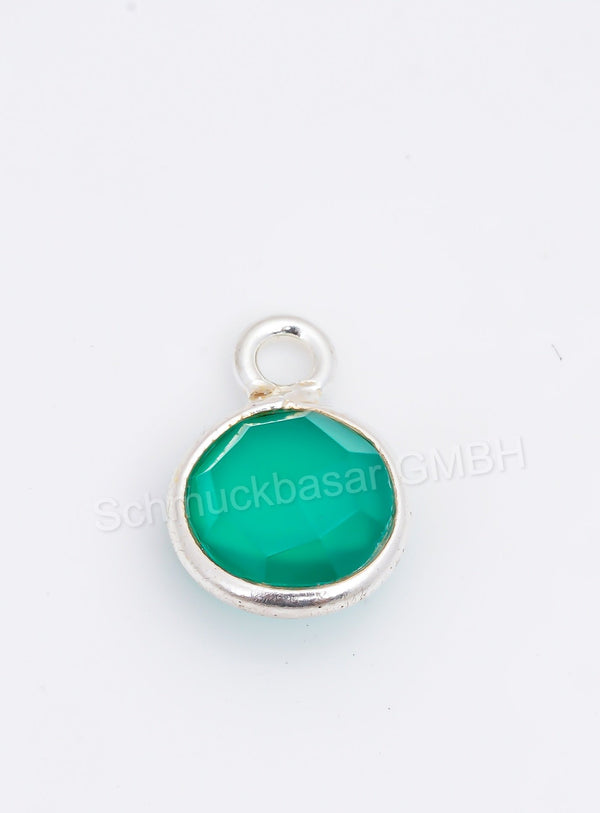 6 MM GREEN ONYX BEZEL CONNECTOR