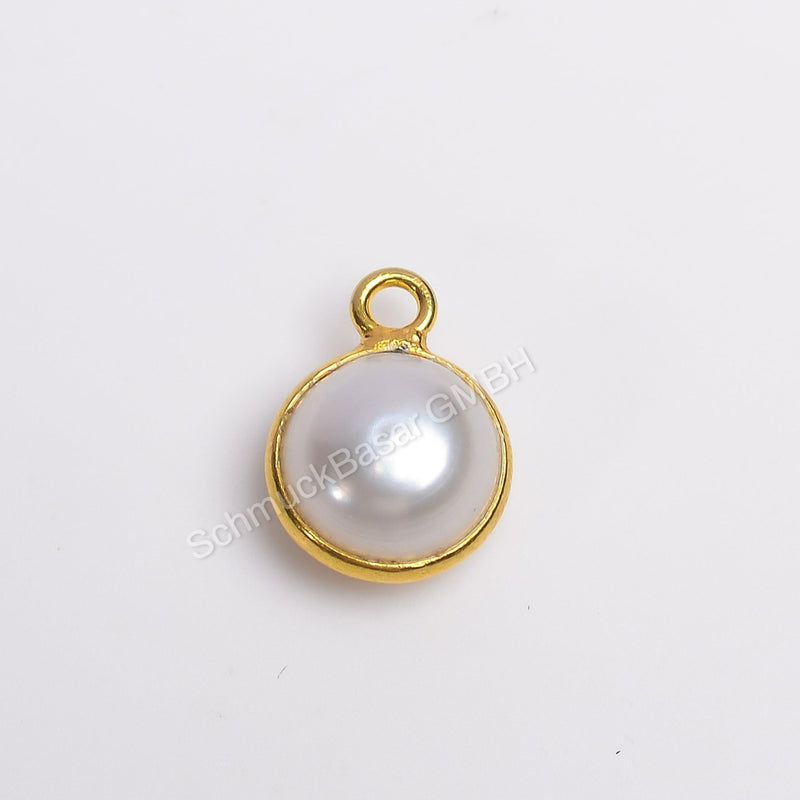 8 MM PEARL BEZEL CONNECTOR