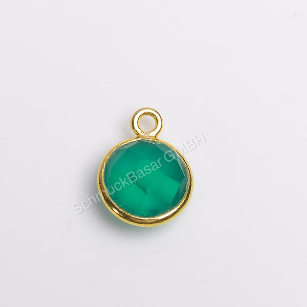 8 MM GREEN ONYX BEZEL CONNECTOR