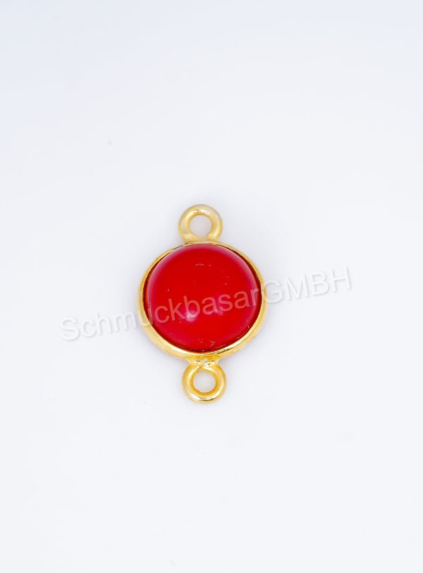 8 MM CORAL BEZEL CONNECTOR