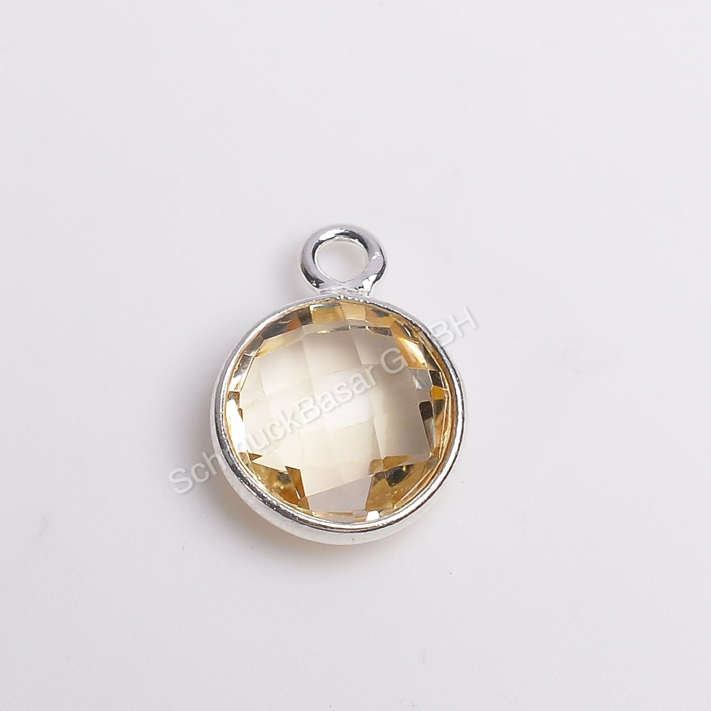 8 MM CITRINE BEZEL CONNECTOR