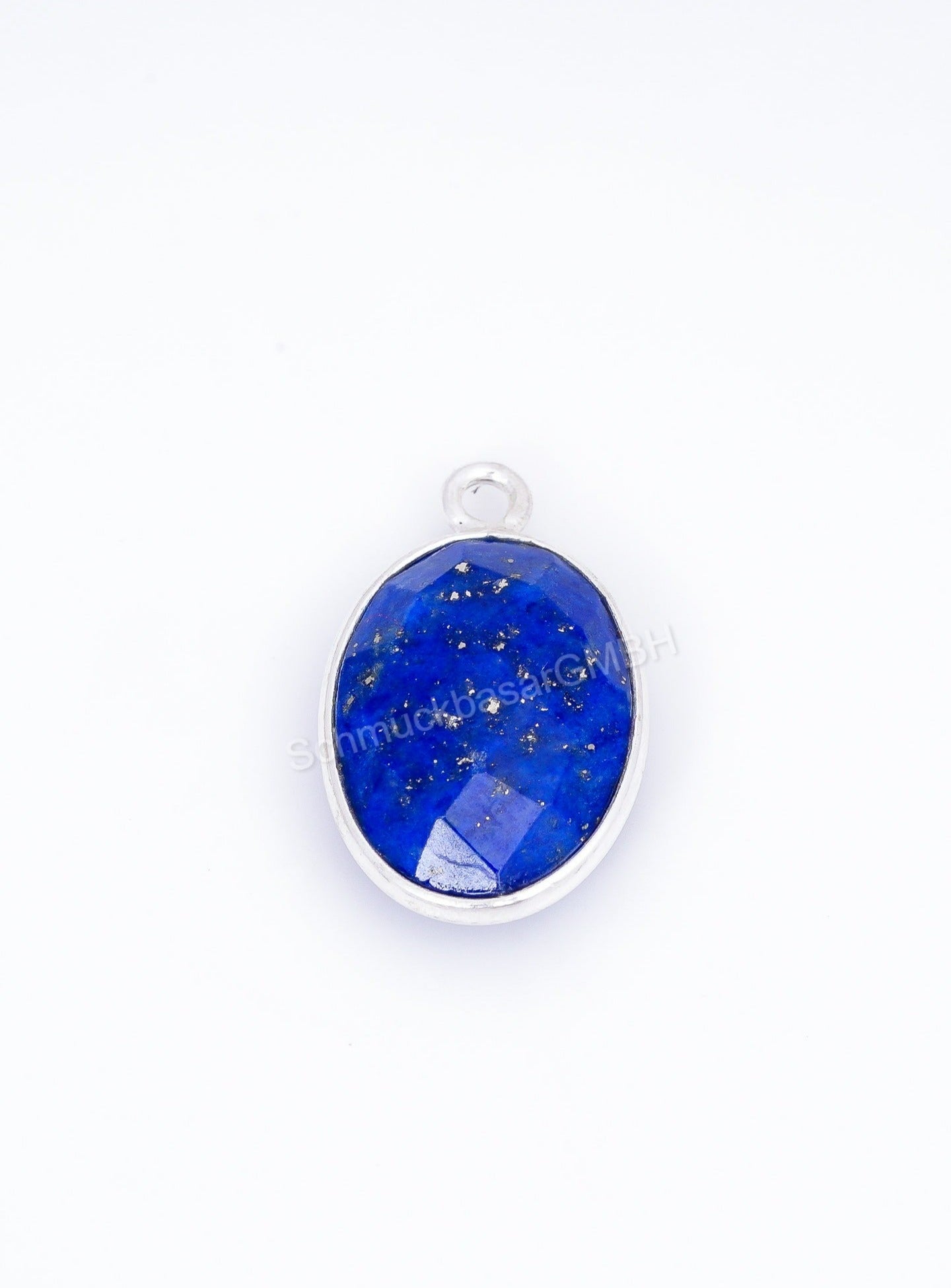 10 X 14 MM  LAPIS LAZULI BEZEL CONNECTOR