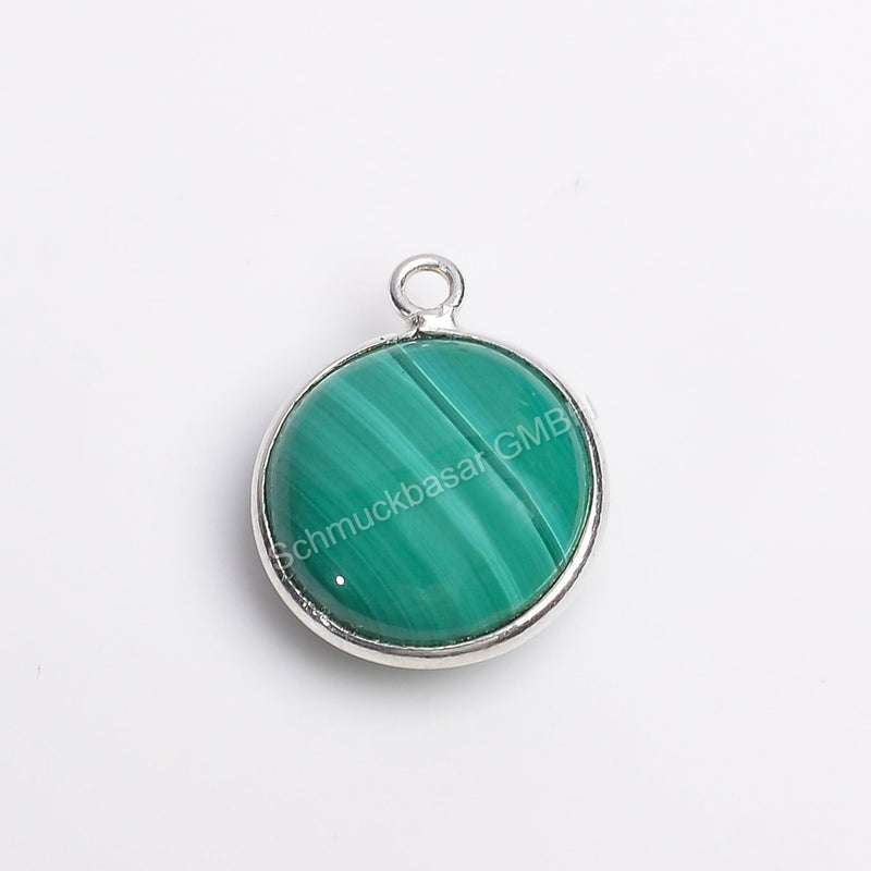 12 MM MALACHITE BEZEL CONNECTOR