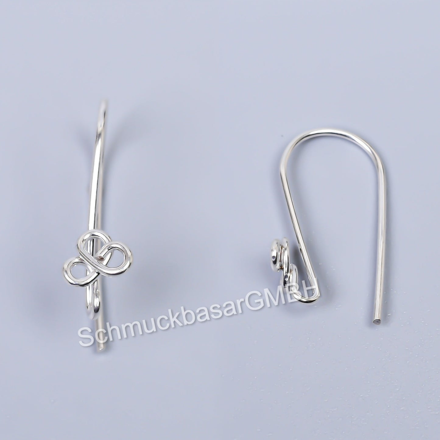 Silver  Earwires (25 x12 MM)