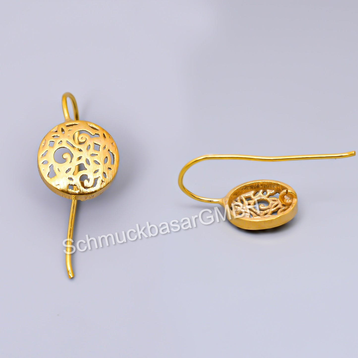 Gold Plated Earwires (32 x 14 MM)