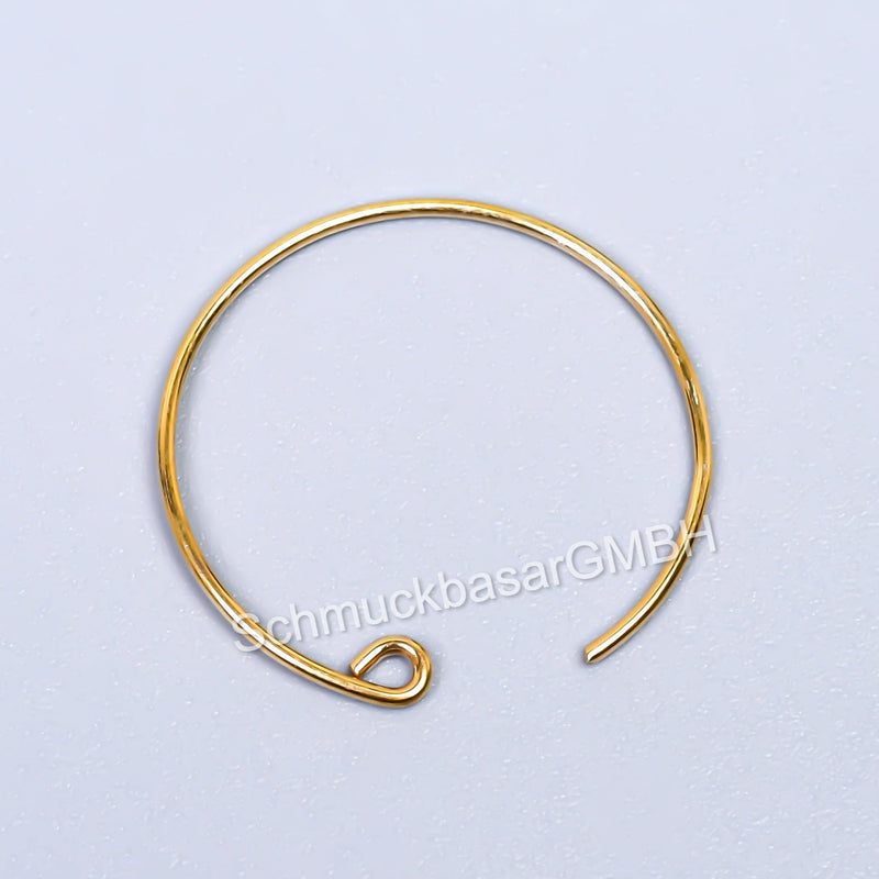 Gold Plated Earwires (25 MM)