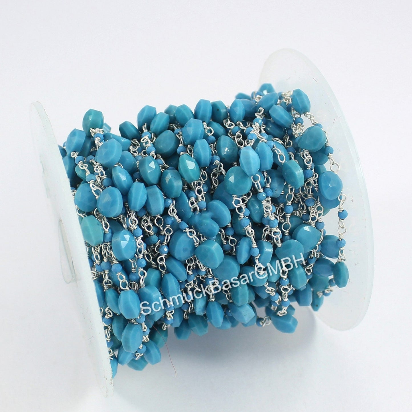 TURQUOISE DROP ROSARY CHAIN ROLL