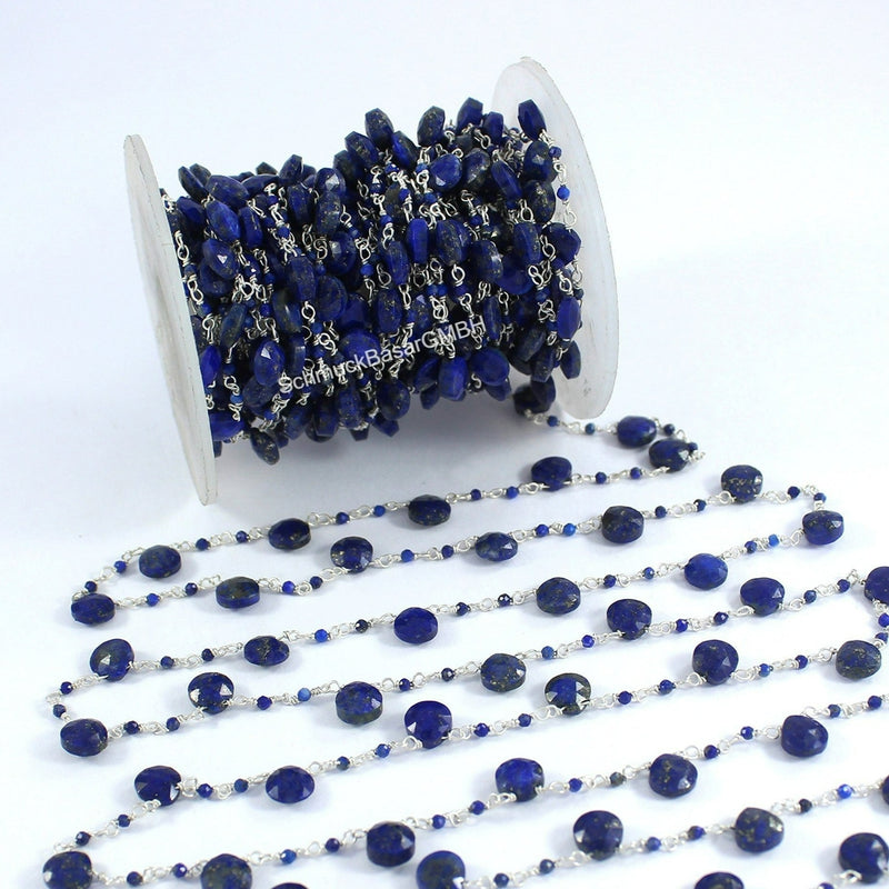 LAPIS DROP ROSARY CHAIN ROLL